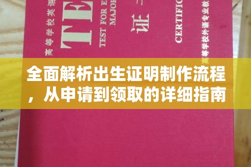 邯郸全面解析出生证明制作流程，从申请到领取的详细指南